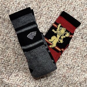House Stark and Lannister Socks